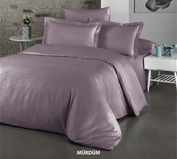 Постільна білизна Cotton Shine стреп сатин (Фіолетовий, 200х220)